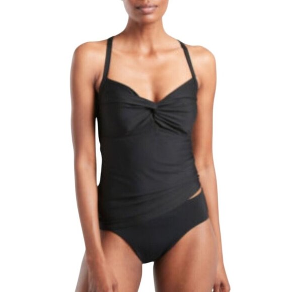 Athleta Twist Up Tankini Top Underwire Size 36 B/C - Picture 1 of 8